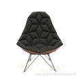 Diamond Shaped Tiles Into Chair for Living Room